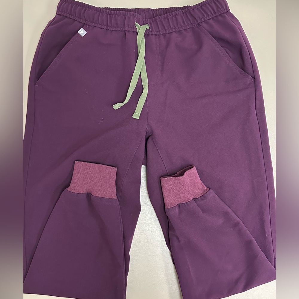 Figs men’s Tansen scrub pants. Deep purple. Small short